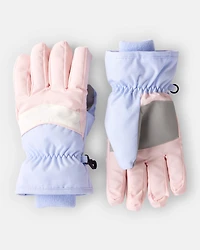 Girls Ski Glove - Lavender/ Pink