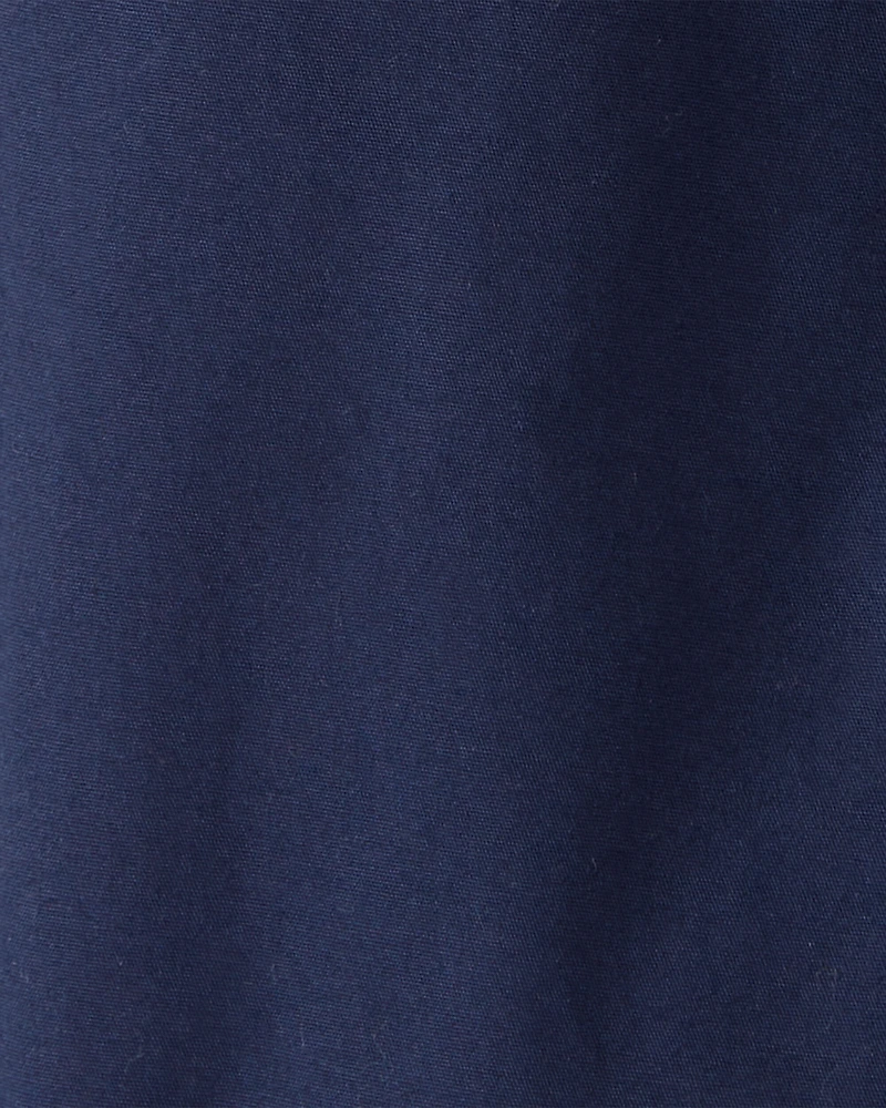 Baby Boy Lined Joggers - Navy