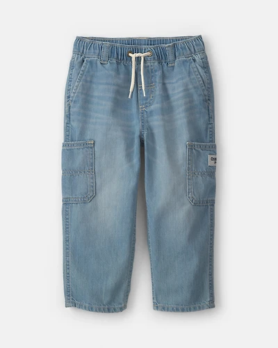 Toddler Boy Wide-Leg Carpenter Jeans - Medium Wash