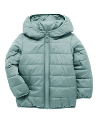 Baby Packable Hooded Puffer Jacket - Green