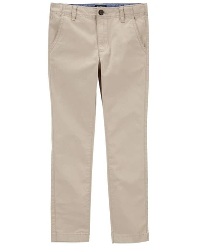 Boys Husky Fit Stretch Chino Pants