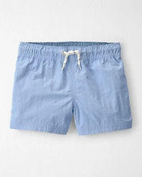 Toddler Boy Recycled Solid Swim Trunks