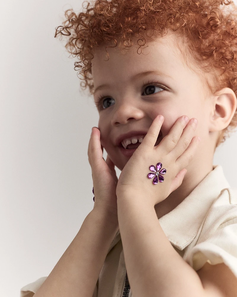 Toddler Day Out™ Cropped Jumpsuit - Cream