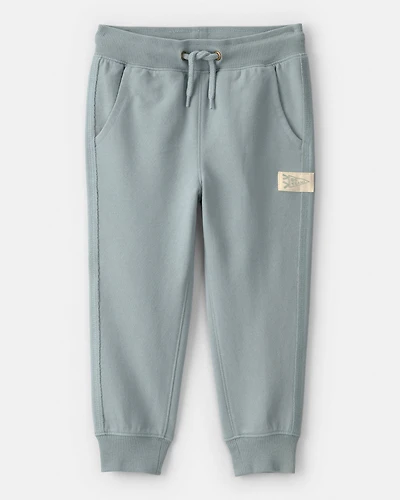 Toddler Boy French Terry Joggers - Green