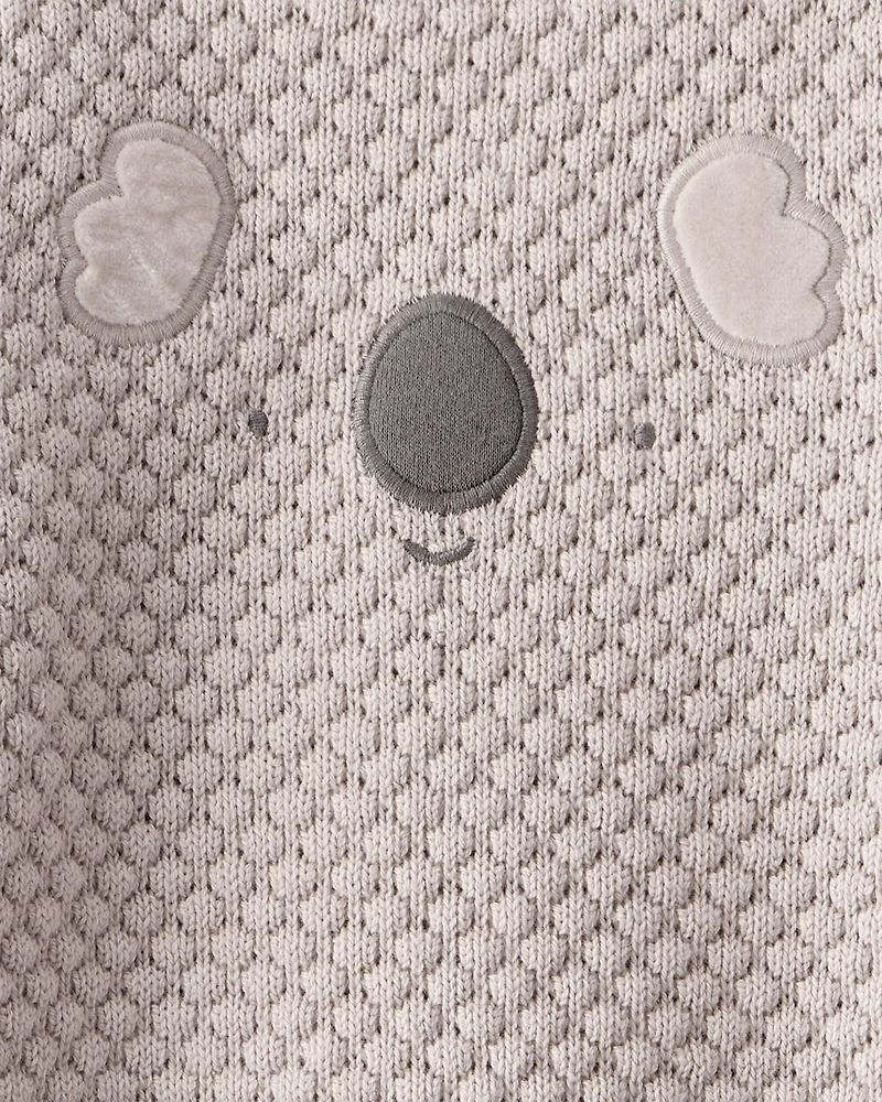 Baby Boy Koala Cotton Long-Sleeve Sweater & Pant Set - Brown