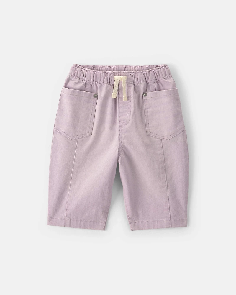 Baby Girl Barrel Pants - Purple