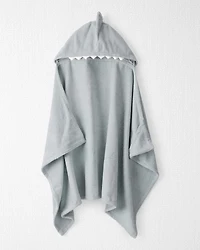 Toddler Organic Terry Cotton Shark Towel