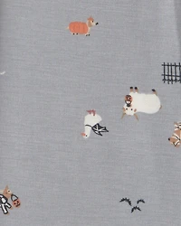 Baby 1-Piece Halloween PurelySoft™ Snug Fit Pajama - Grey