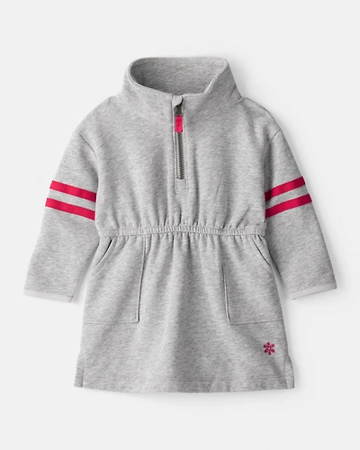 Baby Girl DayDream Fleece Dress - Grey
