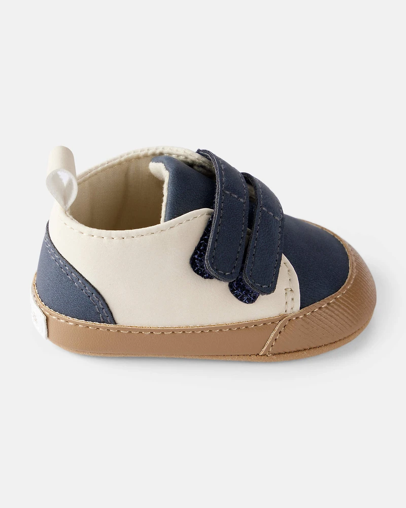 Baby Boy Color Block Casual Sneakers - Navy/White