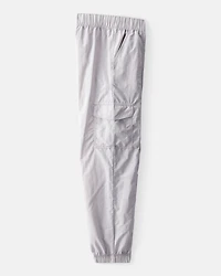 Girls Woven Joggers - Gray