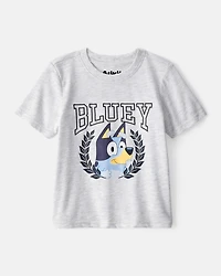 Toddler Boy 2-Piece Bluey Tee & French Terry Joggers Set - Grey