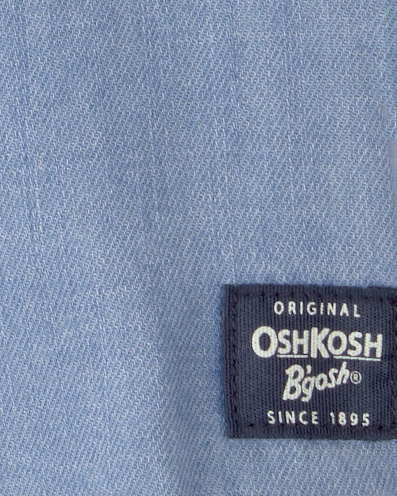 Toddler Boy Denim Button-Down Shirt - Blue