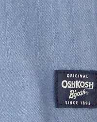 Toddler Boy Denim Button-Down Shirt - Blue