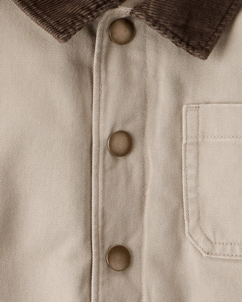 Toddler Organic Cotton Twill Barn Jacket
