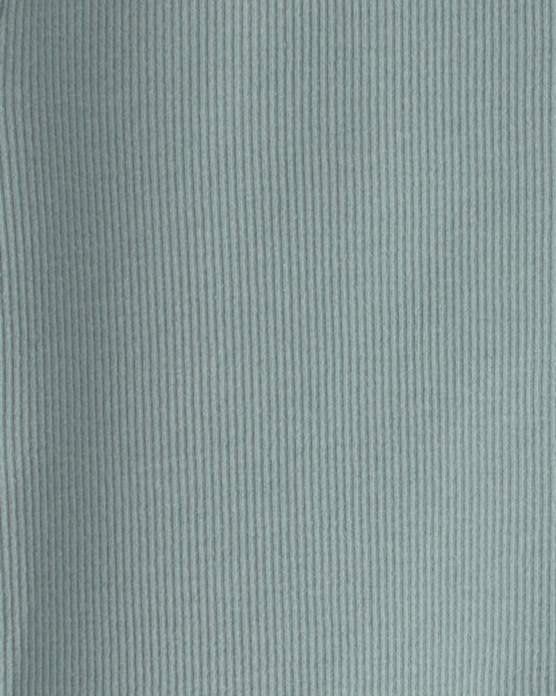 Toddler 2-Piece Organic Cotton Ribbed Pajamas