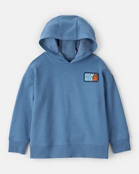 Boys Skateboard Long-Sleeve Pullover Hoodie - Blue