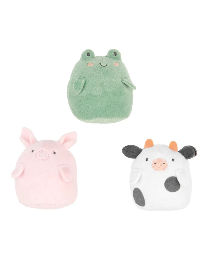 3-Pack Tiny Plush Toys
