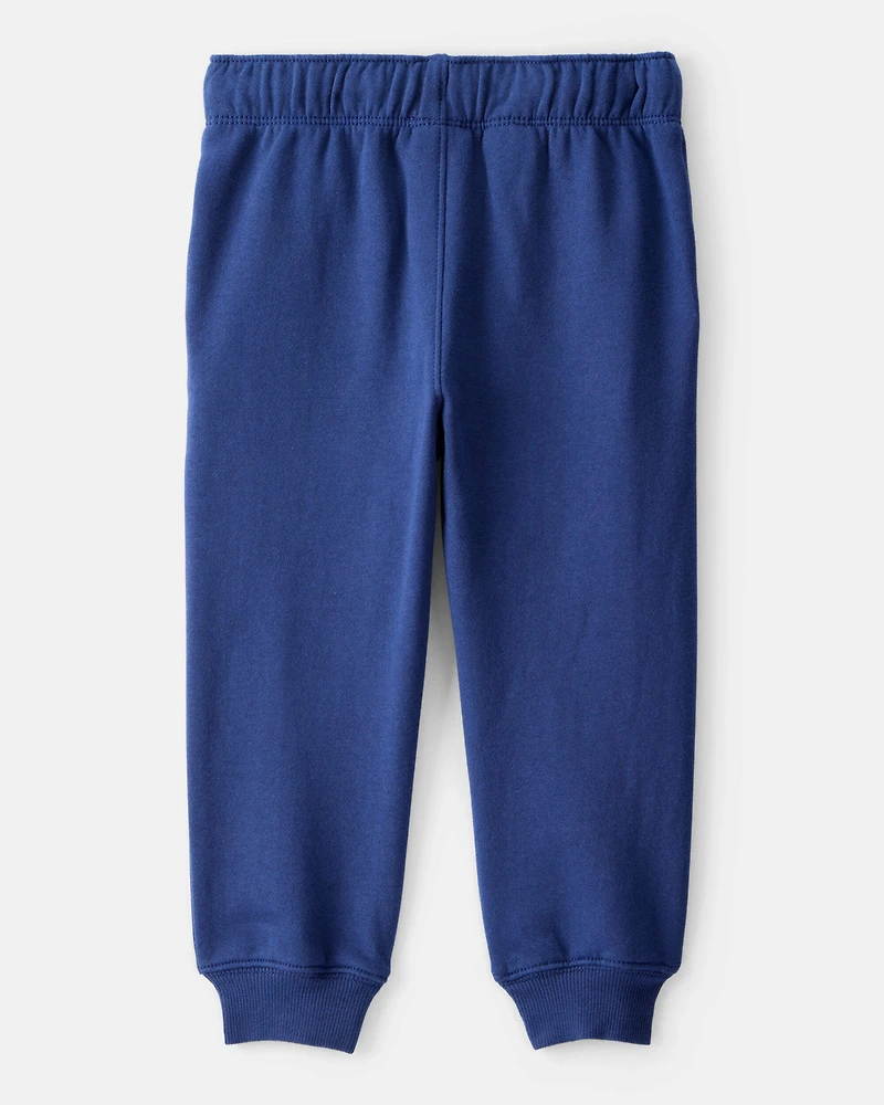 Toddler Boy DayDream Fleece Cotton Jogger - Navy