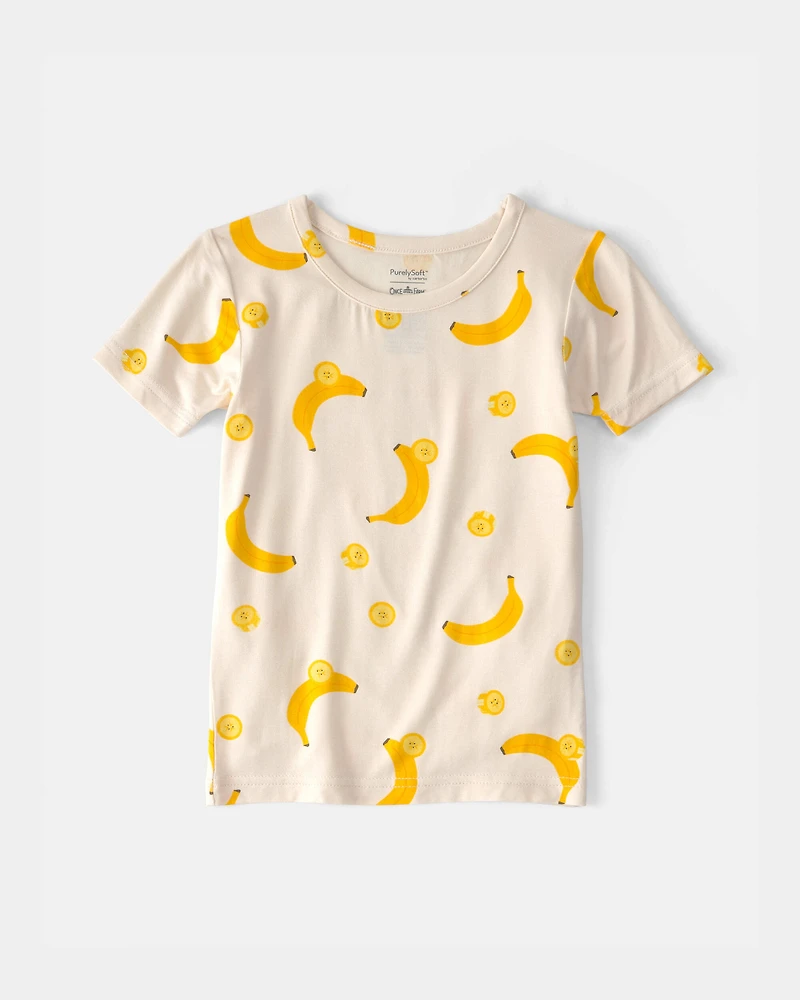 Baby Banana PurelySoft 2-Piece Pajama Set - Yellow/Cream