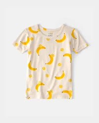 Baby Banana PurelySoft 2-Piece Pajama Set - Yellow/Cream