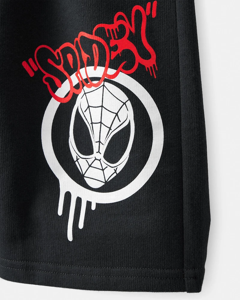 Boys 2-Piece Spider-Man Outfit Set - Red/Black