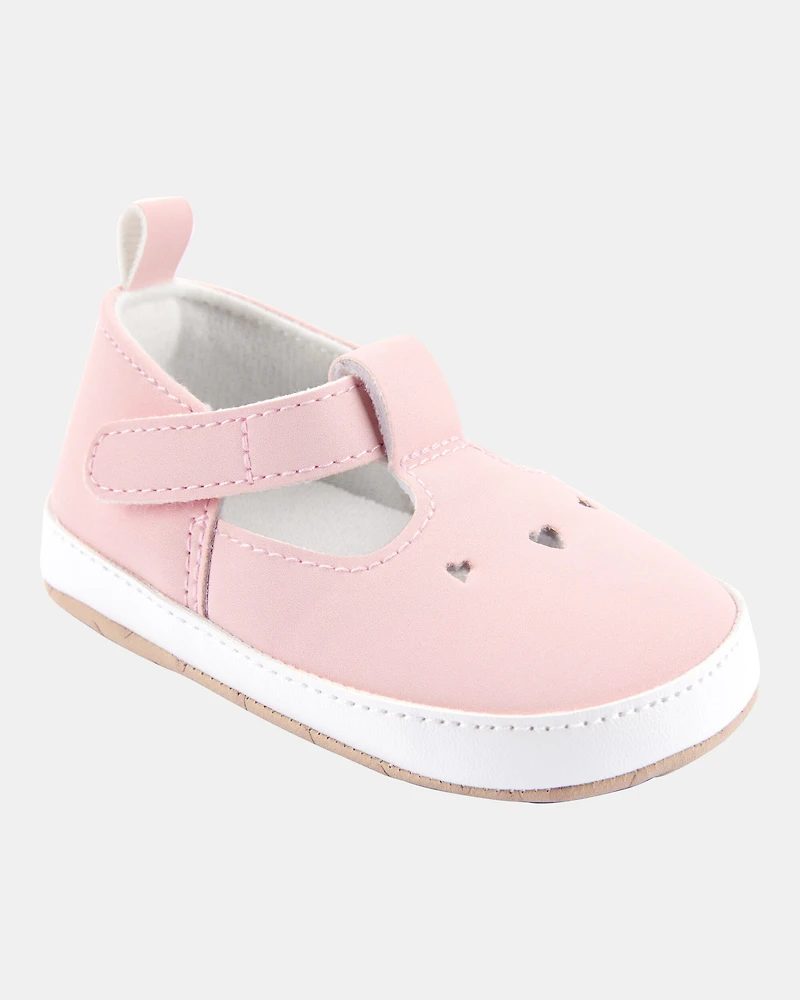 Baby Girl Heart Sneakers - Pink