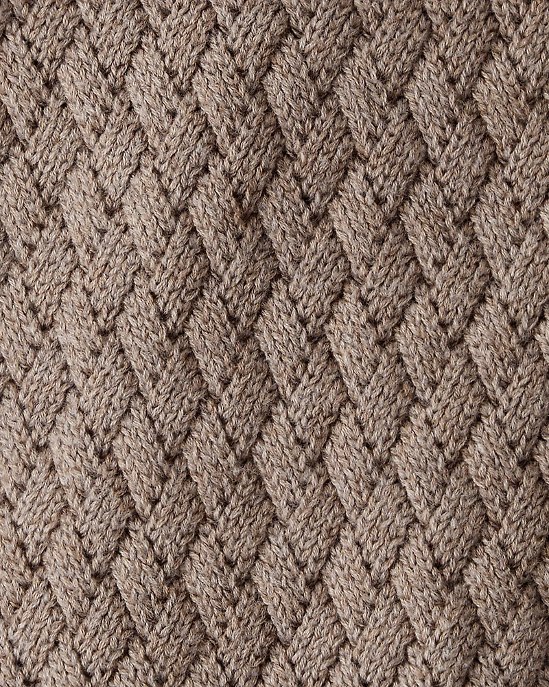 Baby Organic Cotton Sweater Knit Jumpsuit