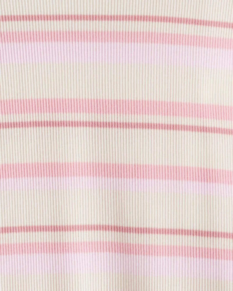 Toddler Girl Striped Long-Sleeve Top - Pink