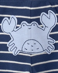 Baby Boy 3-Piece Sea Animal Bodysuits & Pant Set - Blue