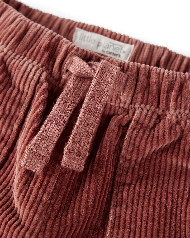 Baby Organic Cotton Corduroy Drawstring Pants