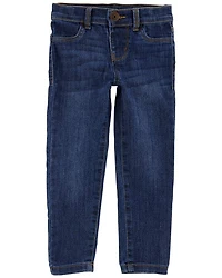 Baby Dark Blue Wash Skinny-Leg Jeans