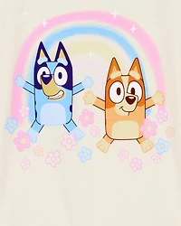 Toddler Girl Bluey™ Short-Sleeve Graphic Tee - Cream