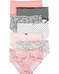 Kid 7-Pack Unicorn Print Brief Stretch Cotton Underwear