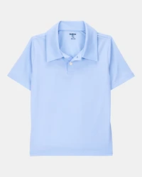 Kid Active Uniform Polo Shirt in Moisture Wicking BeCool™ Fabric - Blue