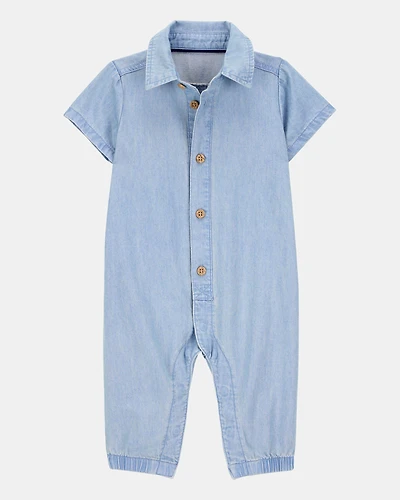 Baby Chambray Jumpsuit