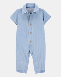 Baby Chambray Jumpsuit
