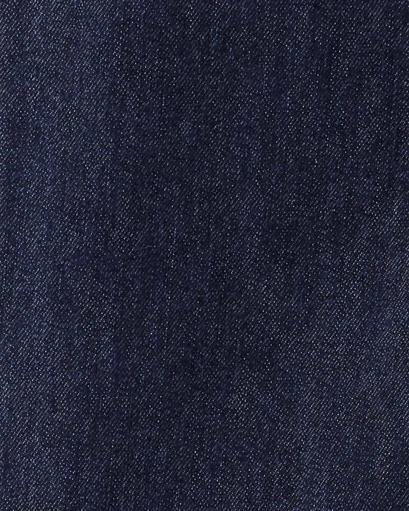 Girls Mid-Rise Denim Pull-On Bootcut Jeans - Blue