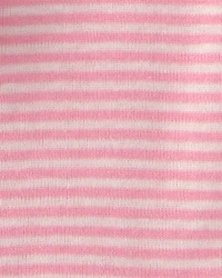 Baby Girl Ice Cream 100% Cotton Short-Sleeve Snug Fit 4-Piece Pajama Set - Pink/Ivory