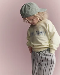 Toddler 'Going On Holiday' Dolman-Sleeve Sweatshirt - Yellow