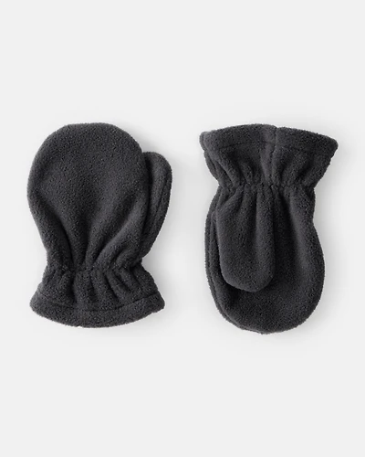 Toddler Boy Fleece Mitten - Black
