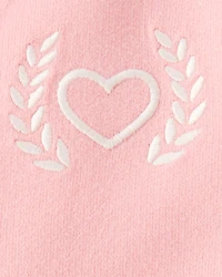 Baby Girl 3-Piece Varsity Freshman Little Jacket Set - Pink/White