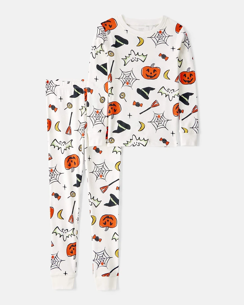 Kid 2-Piece Halloween 100% Snug Fit Cotton Pajamas - Ivory