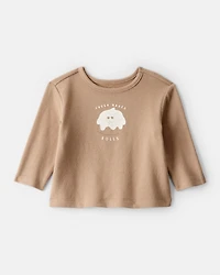 Baby Boy Baked Rolls Long-Sleeve Tee - Brown