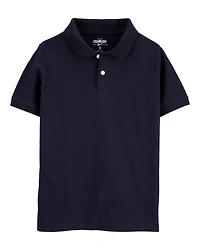 Boys Pique Cotton Uniform Polo