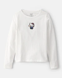 Girls Hello Kitty® Long-Sleeve Top - White
