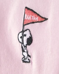 Girls Peanuts Snoopy Long-Sleeve Top - Pink