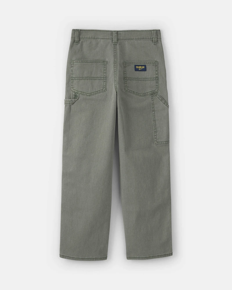 Boys Straight-Leg Pants - Green
