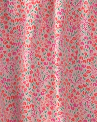 Girls 2-Piece Floral Ruffle-Sleeve Top & Short Set - Pink