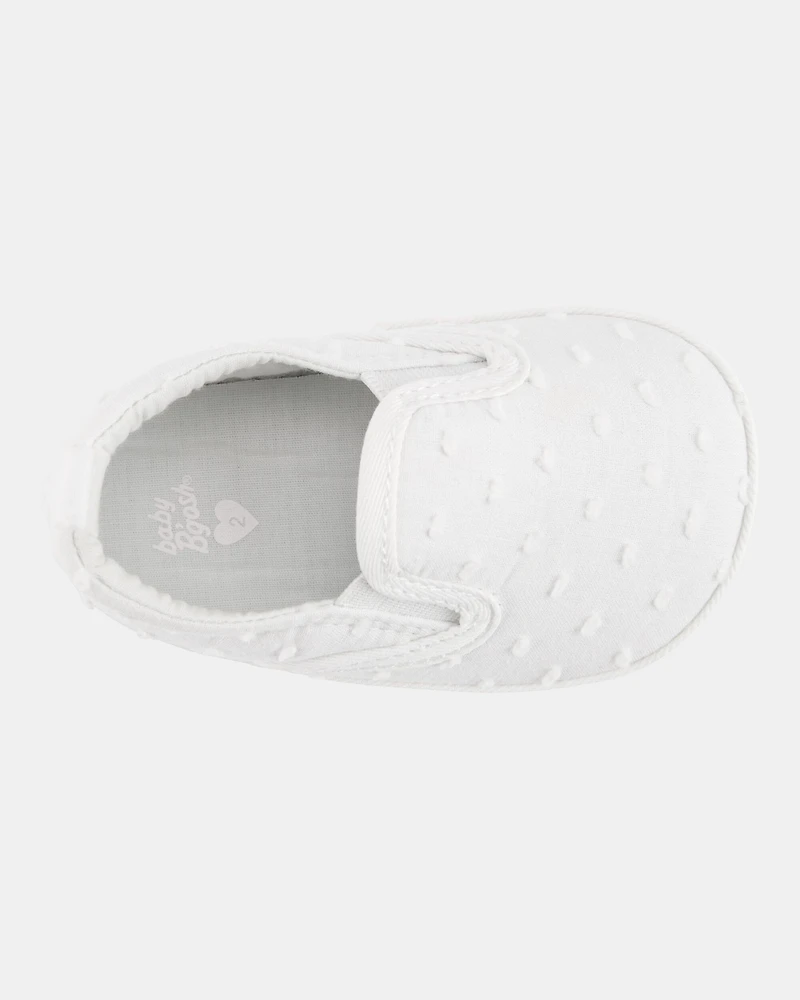 Baby Girl Slip-On Sneaker - White
